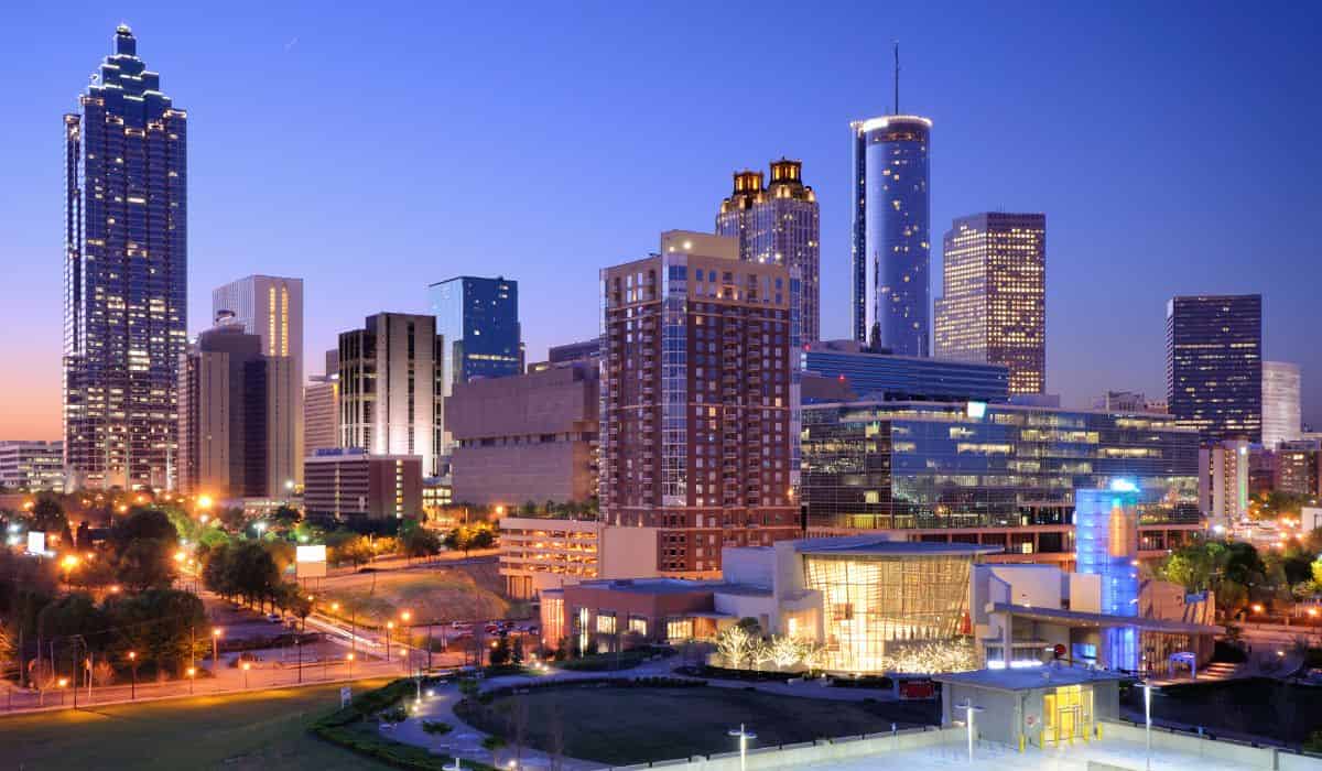 Atlanta Skyline at Night