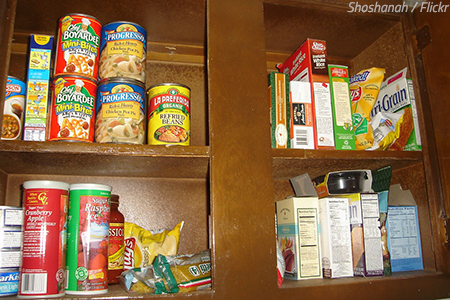 What to do with leftover food when moving