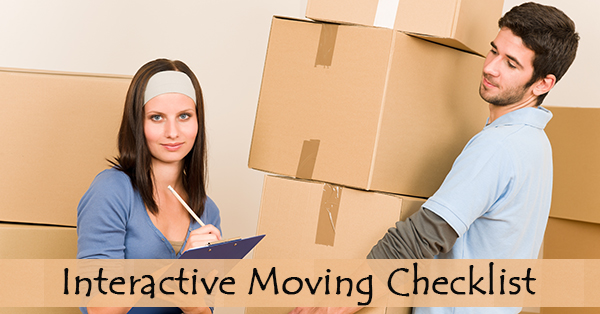 Moving Checklist: Interactive & Printable Moving Checklist